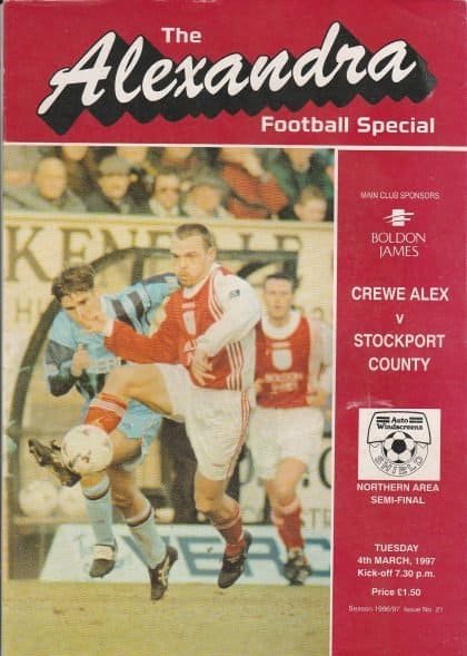 Crewe Alexandra v Stockport County 04-Mar-1997