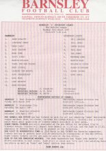 Barnsley Reserves v Stockport County Reserves  10-Mar-1997