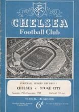 Chelsea v Stoke City  27-Dec-1952