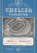 Chelsea v Sunderland  07-Feb-1953
