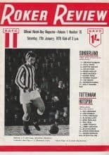 Sunderland v Tottenham Hotspur 17-Jan-1970