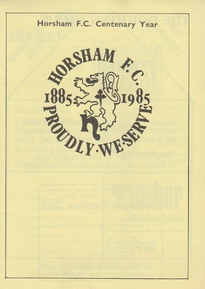 Horsham v Tottenham Hotspur  20-Jul-1985
