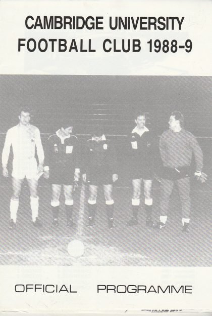 Cambridge University v Tottenham Hotspur  27-Oct-1988