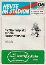 Bayer 05 Uerdingen v SV 07 Waldhof   02-Apr-1983