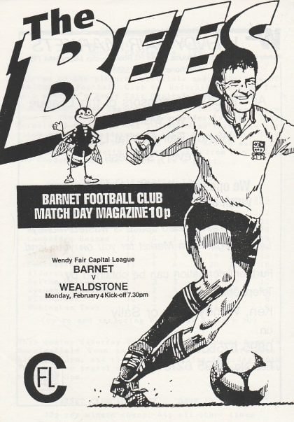Barnet Reserves v Wealdstone Reserves 04-Feb-1991