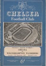 Chelsea v Wolverhampton Wanderers  27-Sep-1952