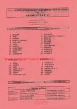 Atletico Madrid v Aston Villa  03-Mar-1998