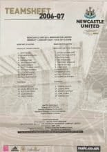 Newcastle United v Manchester United 01-Jan-2007