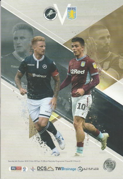 Millwall v Aston Villa 06-Oct-2018