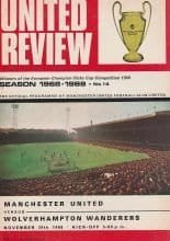 Manchester United v Wolverhampton Wanderers 30-Nov-1968