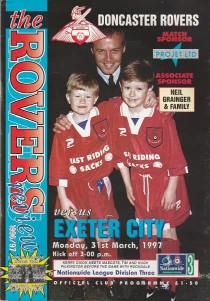 Doncaster Rovers v Exeter City   31-Mar-1997