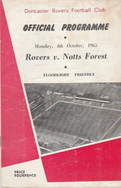 Doncaster Rovers v Nottingham Forest 04-Oct-1965