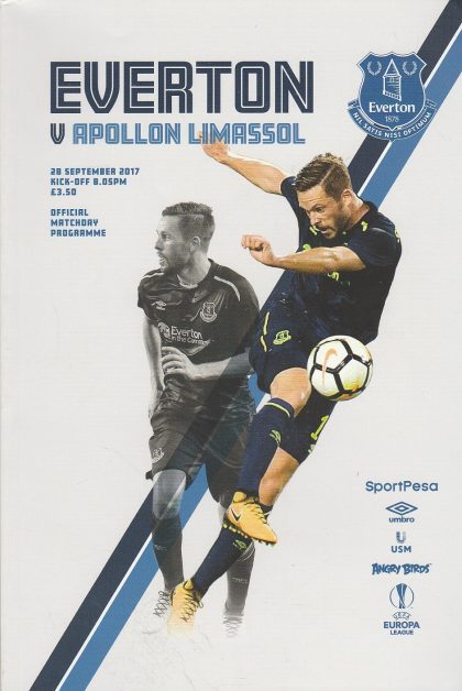 Everton v Apollon Limassol  28-Sep-2017