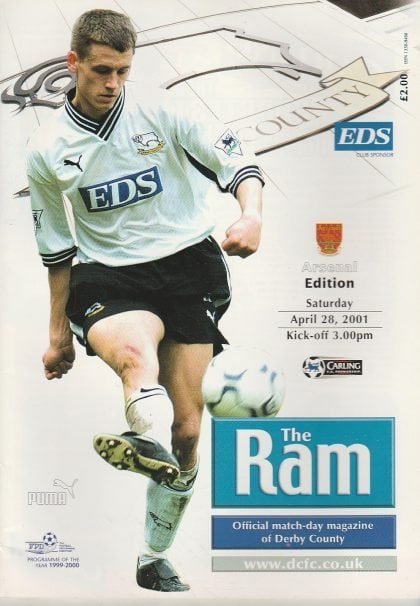 Derby County v Arsenal 28-Apr-2001