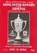 Doncaster Rovers v Arsenal 29-Apr-1988