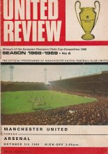 Manchester United v Arsenal 05-Oct-1968