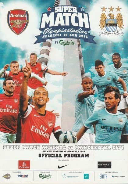 Arsenal v Manchester City 10-Aug-2013