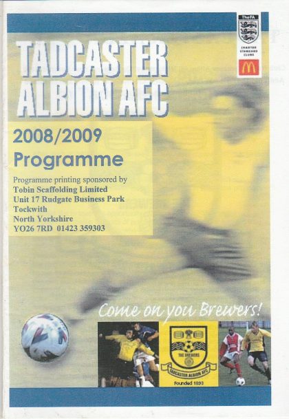 Tadcaster Albion v Askern Villa 21-Feb-2009