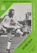 Plymouth Argyle v Aston Villa 10-Aug-1983