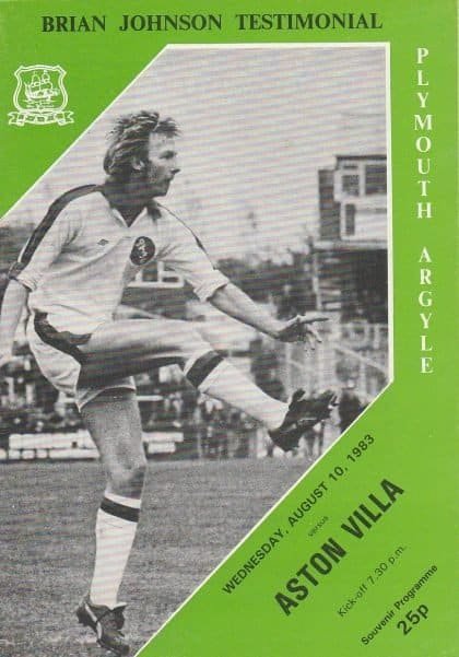 Plymouth Argyle v Aston Villa 10-Aug-1983