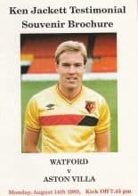 Watford v Aston Villa 14-Aug-1989