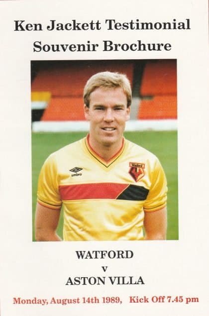 Watford v Aston Villa 14-Aug-1989