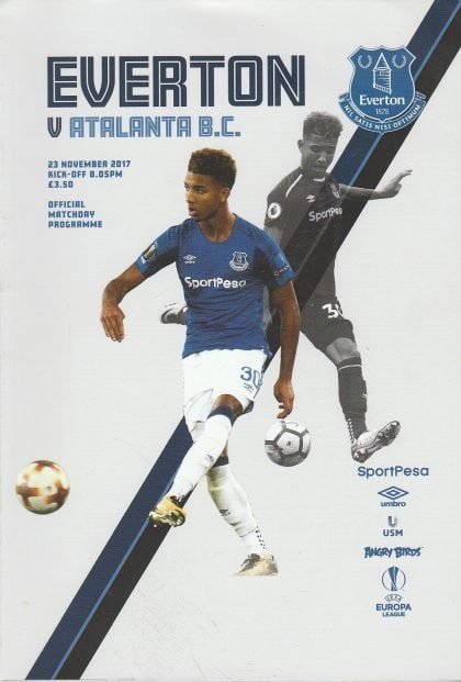 Everton v Atalanta  23-Nov-2017