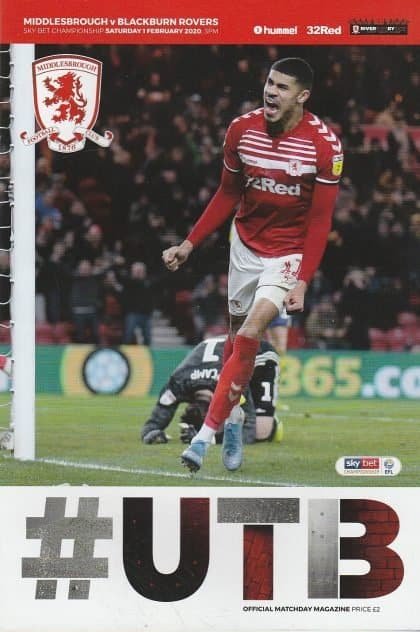 Middlesbrough v Blackburn Rovers 01-Feb-2020