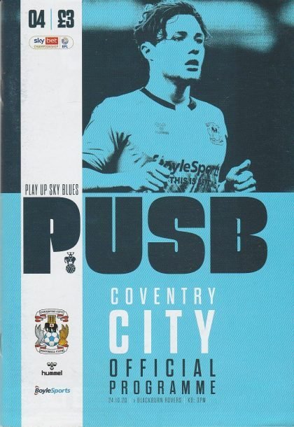 Coventry City v Blackburn Rovers 24-Oct-2020