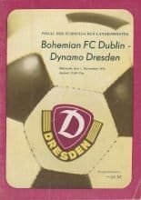 Dynamo Dresden vs Bohemians Dublin 01-Nov-1978