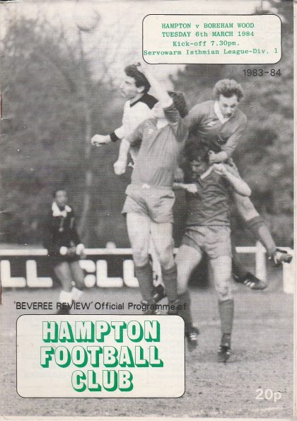 Hampton v Boreham Wood 08-Mar-1984