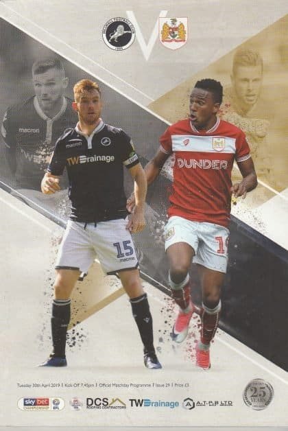 Millwall v Bristol City 30-Apr-2019