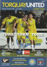 Torquay United v Carlisle United  08-Jan-2011