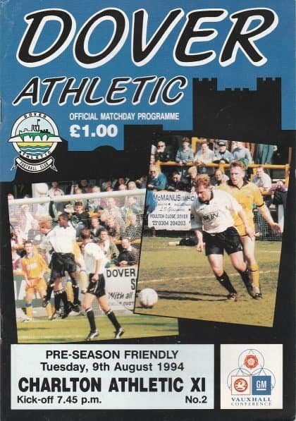 Dover Athletic v Charlton Athletic XI 09-Aug-1984