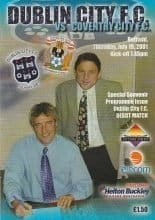 Dublin City v Coventry City  19-Jul-2001