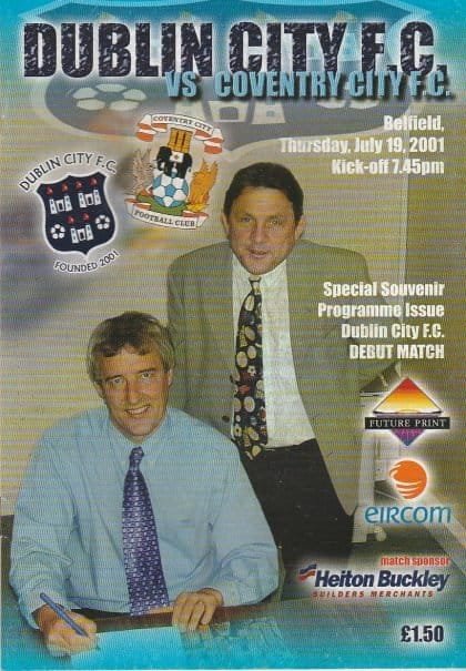 Dublin City v Coventry City  19-Jul-2001