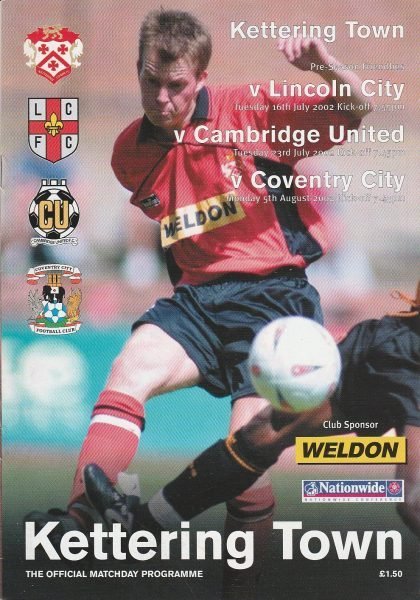 Kettering Town v Cambridge United 23-Jul-2002