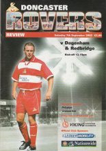 Doncaster Rovers v Dagenham & Redbridge  07-Sep-2002