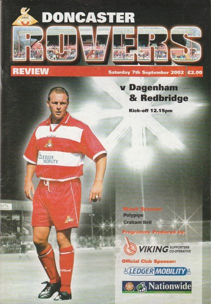 Doncaster Rovers v Dagenham & Redbridge  07-Sep-2002