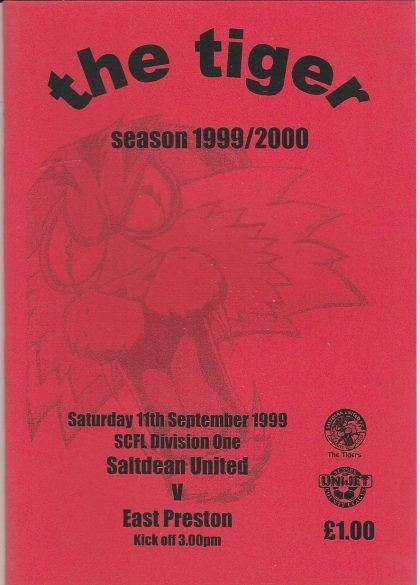 Saltdean United v East Preston   11-Sep-1999