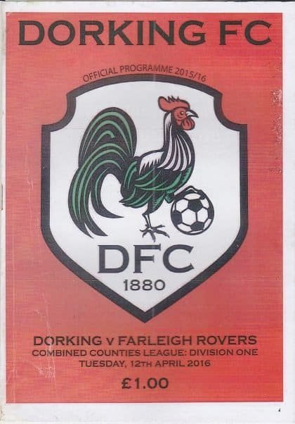 Dorking v Farleigh Rovers  12-Apr-2016