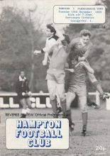 Hampton v Farnborough Town  13-Dec-1983