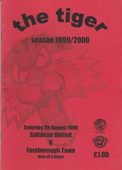 Saltdean United v Farnborough Town   07-Aug-1999