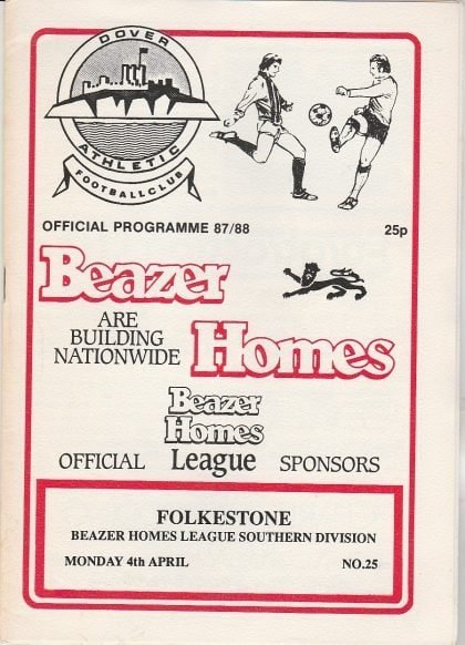 Dover Athletic v Folkestone  04-Apr-1988
