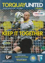 Torquay United v Gillingham  22-Jan-2011