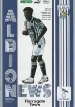 West Bromwich Albion v Harrogate Town 16-Sep-2020