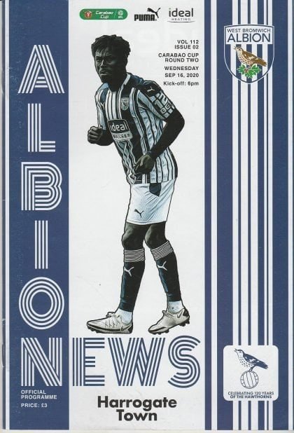 West Bromwich Albion v Harrogate Town 16-Sep-2020