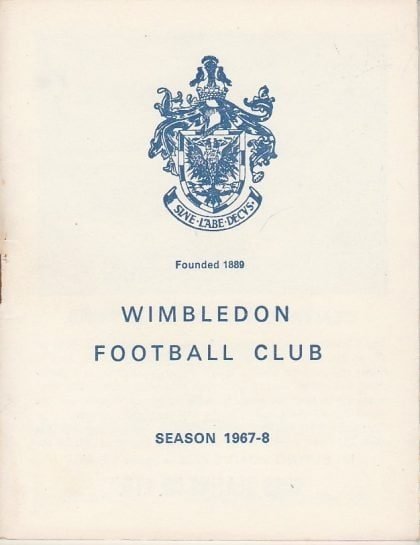 Wimbledon v Hillingdon Borough  09-Sep-1967