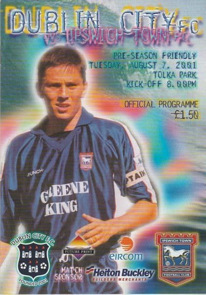 Dublin City v Ipswich Town 07-Aug-2001