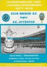 Club Brugge v Juventus 12-Apr-1978